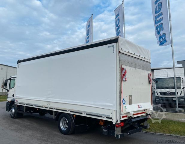 Flatbed truck MAN TGM18.290/LL/Pritsche7,25m/2xSchiebeplane/LBW2To