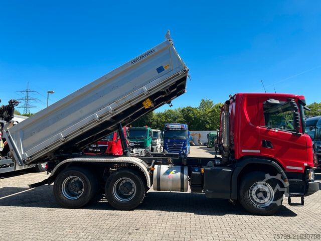 Three-sided tipper truck SCANIA G500 MEILLER 3Skipper + Bordmatik