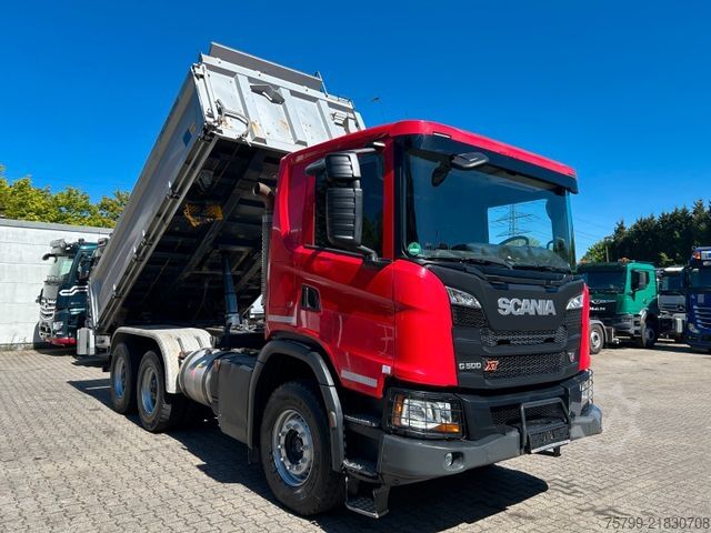 Three-sided tipper truck SCANIA G500 MEILLER 3Skipper + Bordmatik