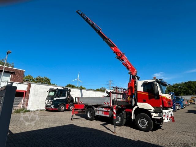 Truck mounted crane IVECO MP 410 Pritsche +Fassi F360BXP.26 Kran + JIB 6x6
