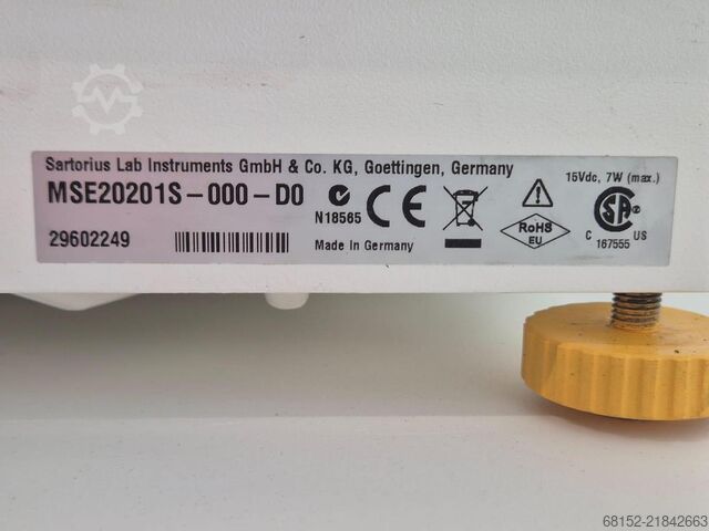 Sartorius Cubis MSE20201S Balance + YP30 Printer Sartorius Cubis MSE20201S