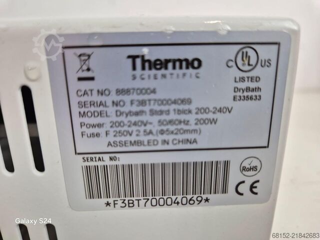 Thermo Scientific 1blck Standard Dryblock 1/28 Thermo Scientific 1blck