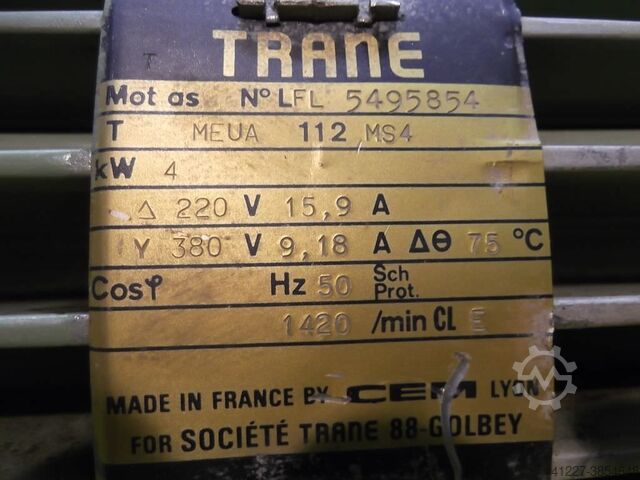 Elektromotor 4 kW 1420 U/min Trane MEUA112MS4