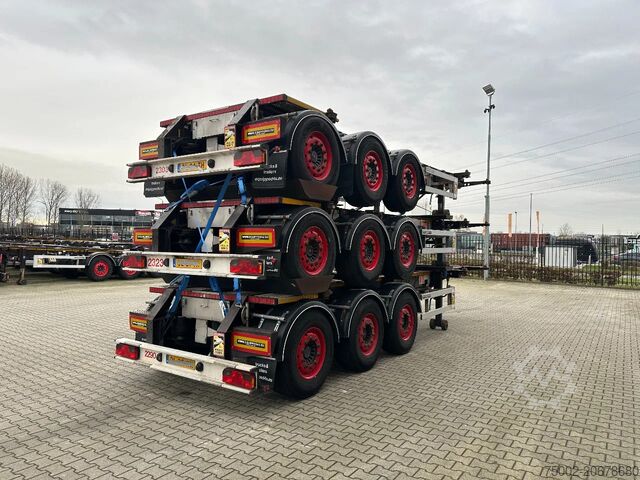 Container transportation Burg stack of 3x BURG 20FT ADR (EX/II, EX/III, FL, A...