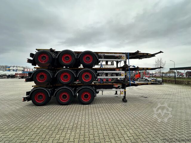 Container transportation Burg stack of 3x BURG 20FT ADR (EX/II, EX/III, FL, A...