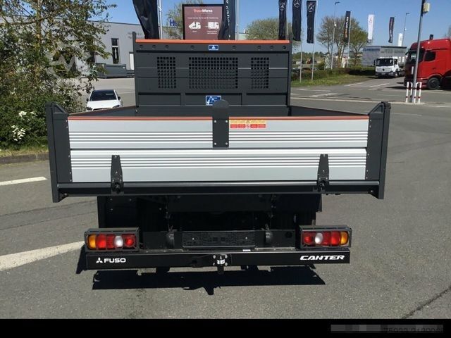 Tipper van MITSUBISHI Canter 3C15 Hinterkipper mit Staubox AHK3,5/grau