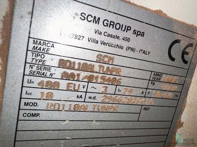CNC Horizontal Machine centers  SCM Record 110 AL TVN Prisma 2006 SCM Record 110 AL TVN Prisma