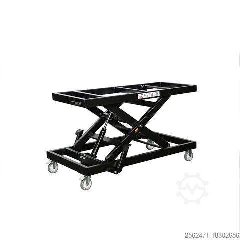 Mobile scissor lift table 350 kg Holzprofi Maker M1-HUB-350MDF