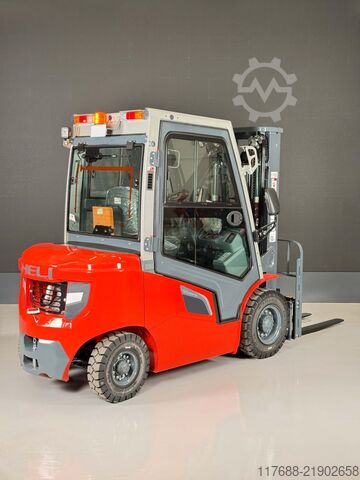 Diesel front loader Heli CPCD25-G3- Diesel - 2,5t - 4,7m Hub - Garantie
