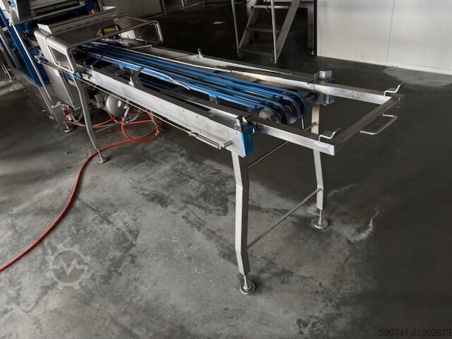 Tray sealer + scale + detector Linia pakująca do tacek SAELPAC SEALPAC A7 + Waga +Detektor