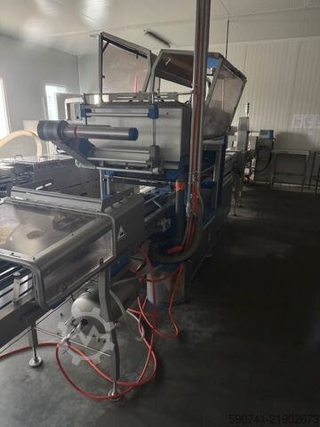 Tray sealer + scale + detector Linia pakująca do tacek SAELPAC SEALPAC A7 + Waga +Detektor