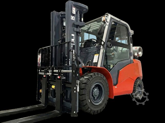LPG front loader Heli CPYD50-G3- GAS 5t - 4,7m Triplex - KUBOTA Garantie