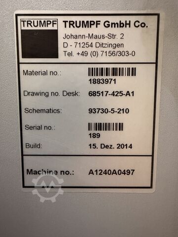 Laser cutting machine TRUMPF TruLaser 3040 (L32)