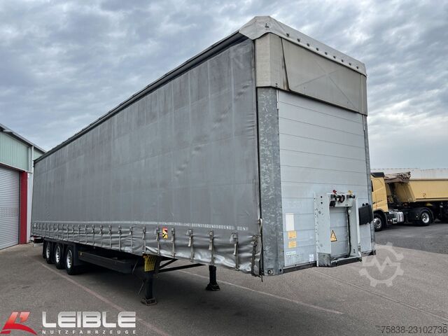 Open semitrailer with tarp SCHMITZ CARGOBULL SCS 24*Varios Mega Tautliner*Hubdach*