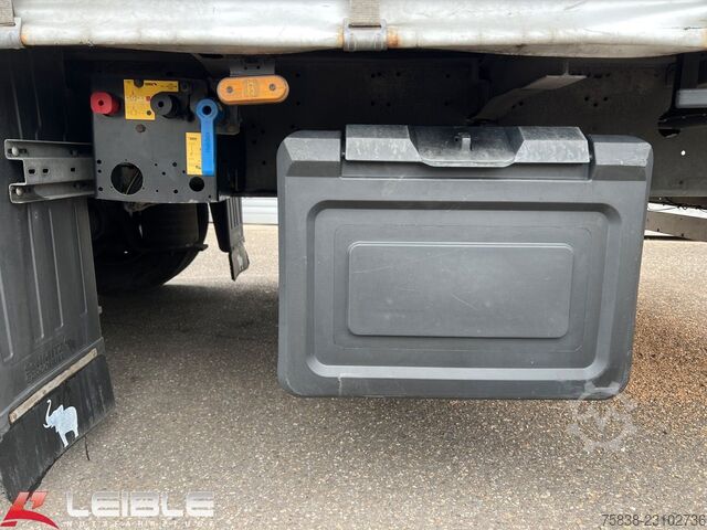 Open semitrailer with tarp SCHMITZ CARGOBULL SCS 24*Varios Mega Tautliner*Hubdach*