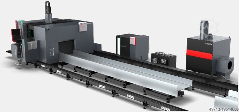 Laserschneidmaschine 2 in 1 Lasermaschine für Großprofile und 3D-Blechbearbeitung