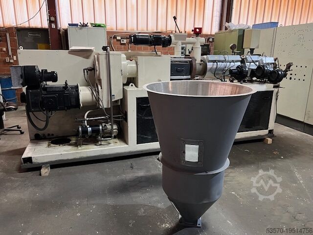 Twin Screw Extruder, conical Reifenhäuser BT 1000-2-63K