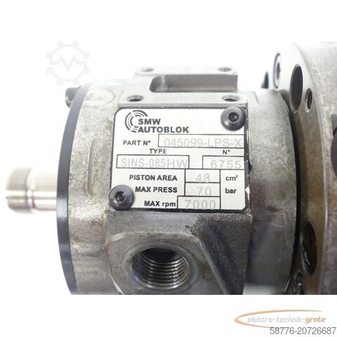 Component SMW Autoblok SMW AUTOBLOK SINS-085HW Vollspannzylinder SN:6755