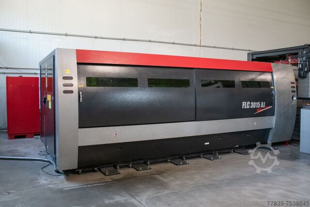 Laser cutting machine with automation AMADA PROMECAM Fiber FLC3015AJ 2kW