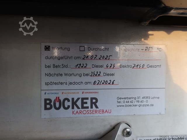 Kühlauflieger Schmitz Cargobull SKO 24 Faltwand Carrier Vector 1550 Doppelstock