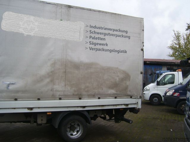 Curtain sider van RENAULT Master 150 EURO5 LBW 3,5T Zwillingsachse