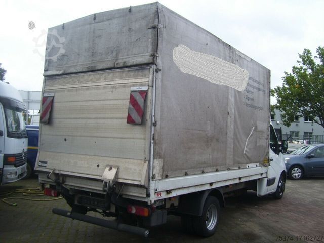 Curtain sider van RENAULT Master 150 EURO5 LBW 3,5T Zwillingsachse