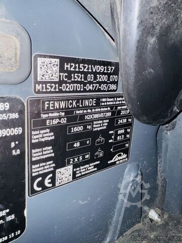 Elektro 4 Rad-Stapler Linde E 16 P-02 EVO Triplex Kabine STVO