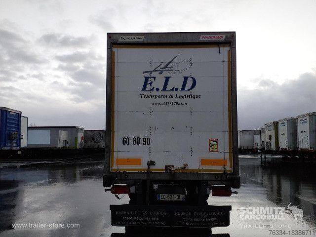 Box semitrailer Fruehauf Semitrailer Dryfreight Standard Porte relevante