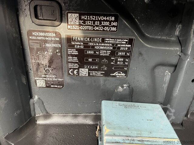 Elektro 3 Rad-Stapler Linde E18-02