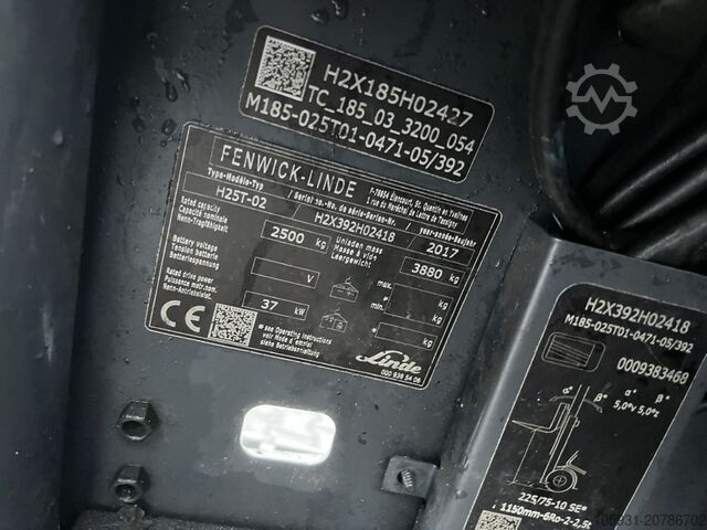 Treibgasstapler Linde H25T-02