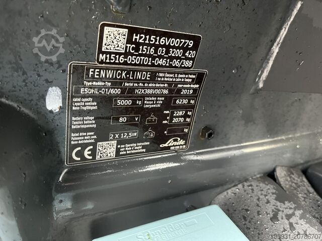 Elektro 4 Rad-Stapler Linde E50HL-01/600