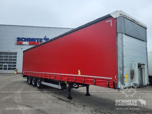 Open semitrailer with tarp Schmitz Cargobull Schiebeplane Mega