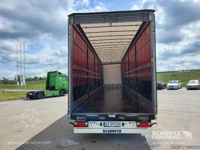 Open semitrailer with tarp Schmitz Cargobull Schiebeplane Mega