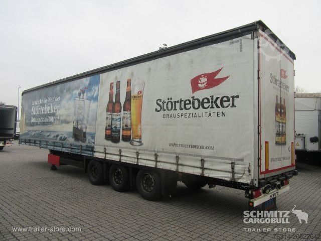 Auflieger mit Pritsche & Plane Schmitz Cargobull Curtainsider Mega Getränke