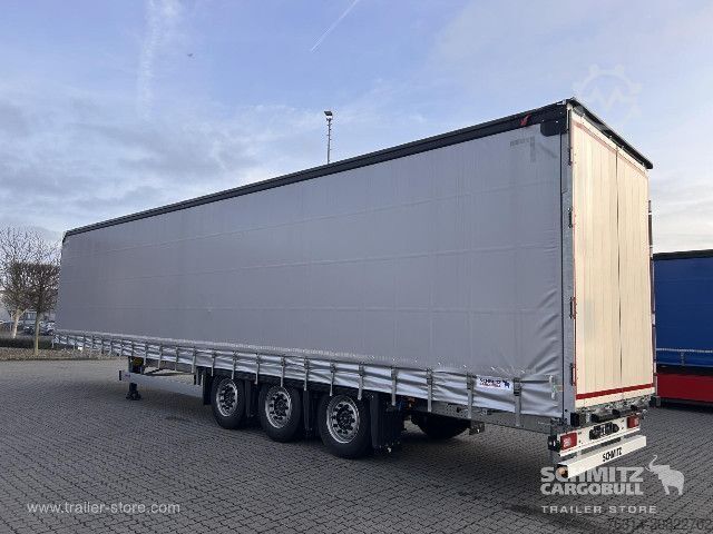Auflieger mit Pritsche & Plane Schmitz Cargobull Curtainsider Mega Doppelstock