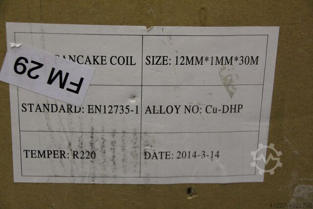 Copper pipe unbekannt -12mm / 1mm