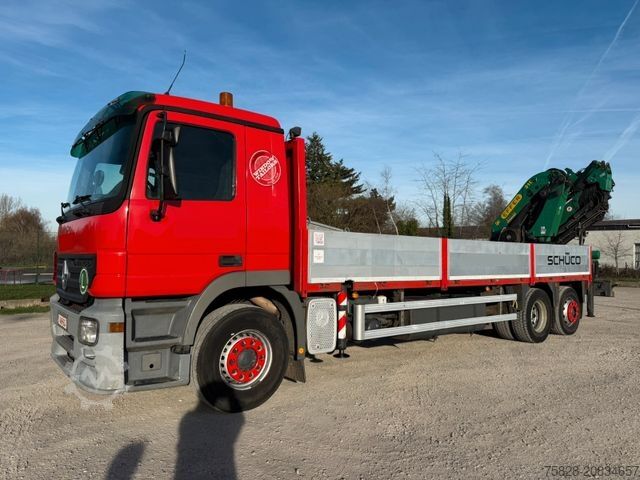 LKW mit Pritsche (offen) MERCEDES-BENZ Actros 2541 / Kran Effer 310.11/6S + JIB 4S