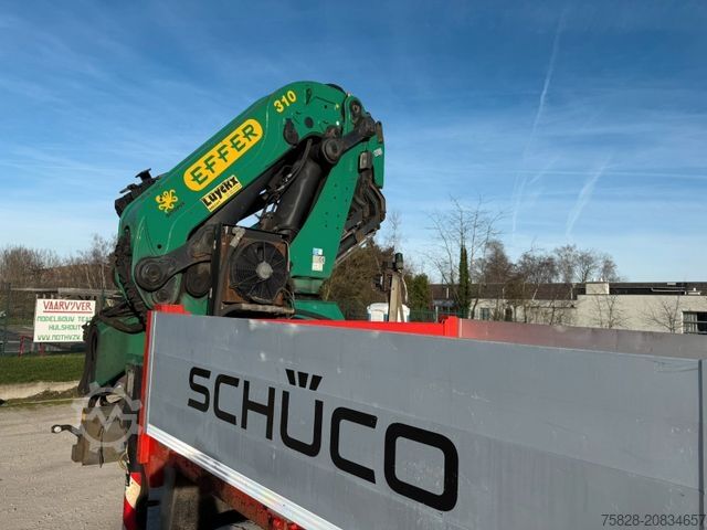 LKW mit Pritsche (offen) MERCEDES-BENZ Actros 2541 /  Kran Effer 310.11/6S + JIB 4S