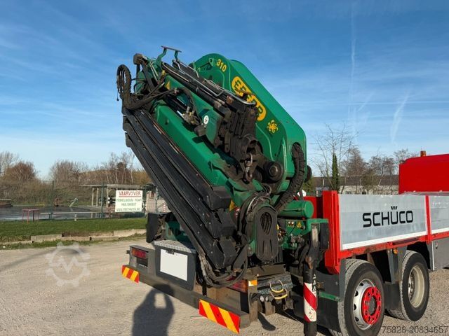 LKW mit Pritsche (offen) MERCEDES-BENZ Actros 2541 /  Kran Effer 310.11/6S + JIB 4S