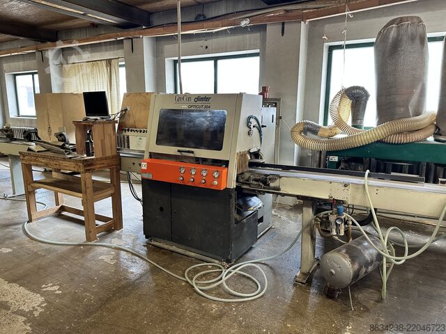 Optimization cross cut line WEINIG Dimter Dimter Opticut 304 L