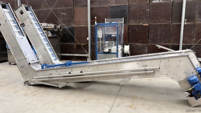 DrDryice Modular Belt Elevator Coalza Stainless Steel Modular Belt Elevator