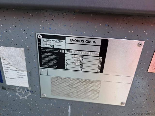 Überlandbus MERCEDES-BENZ Citaro O530 LE, Gurtem Armlehnen, Gardinen