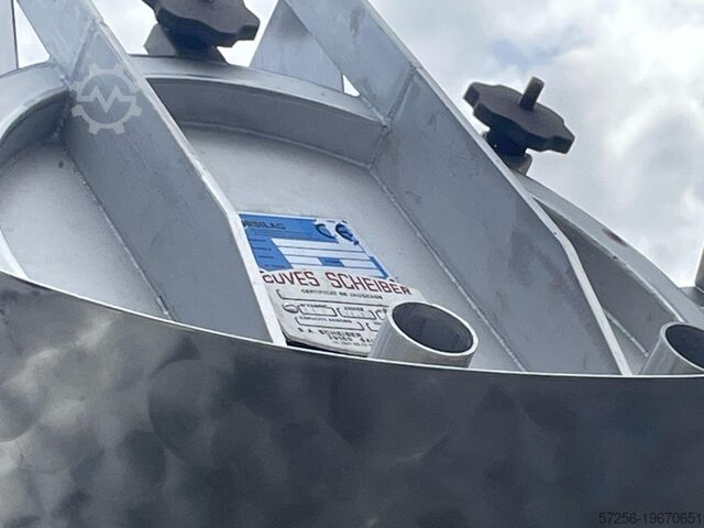 Lagertank 120hl Stainless steel tank conical bottom