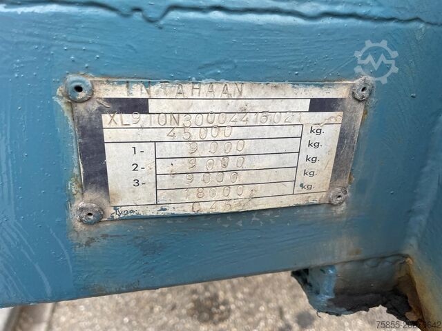 Plattformanhänger Haan 045 Heavy Duty (45Ton) / Rungen-Potholes / NL T...