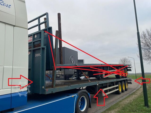 Flatbed Haan OPL45 Heavy Duty (45Ton) / Rungen-Potholes / NL...