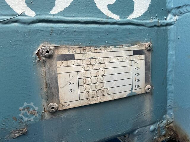 Flatbed Haan OPL45 Heavy Duty (45Ton) / Rungen-Potholes / NL...