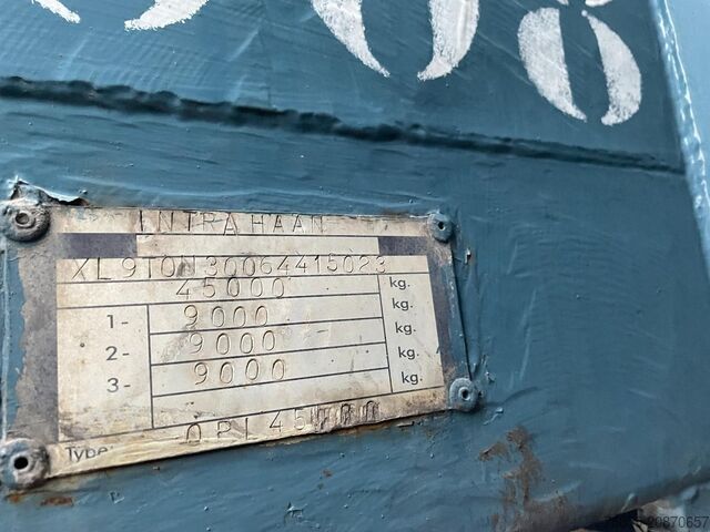 Flatbed Haan OPL45 Heavy Duty (45Ton) / Rungen-Potholes / NL...