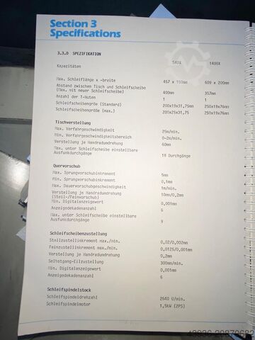 Flachschleifmaschine JONES &SHIPMAN 540X Jones & Shipman 540X