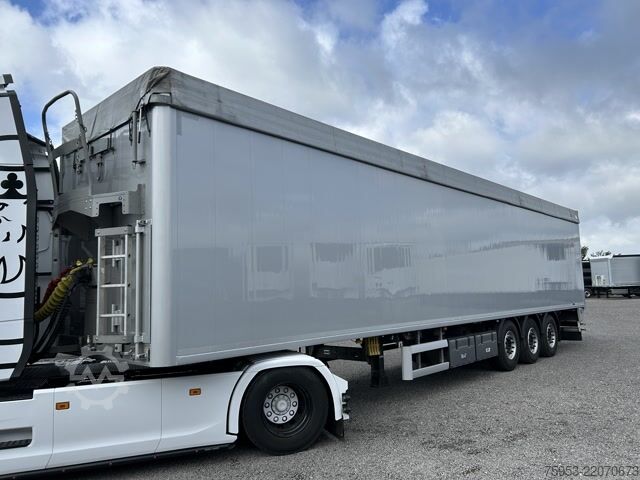 Walking floor semitrailer Knapen K100 92 m³ 10 mm Boden Wartungstür