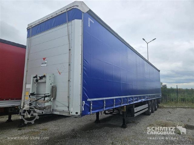 Open semitrailer with tarp Schmitz Cargobull Semitrailer Curtainsider Standard